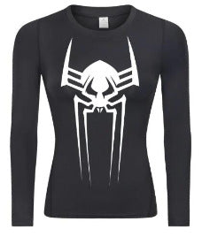 Men's Long Sleeve Fitness Shirt - Breathable Polyester T-Shirt