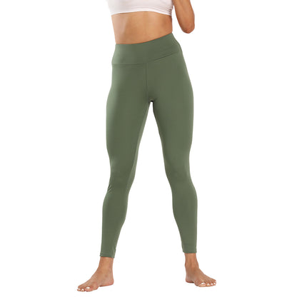 Pure Color Sweat-Absorbent Yoga Pants for Fitness