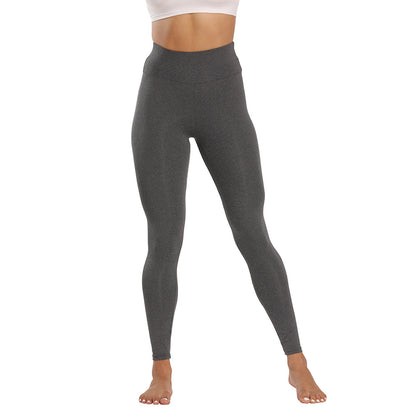 Pure Color Sweat-Absorbent Yoga Pants for Fitness